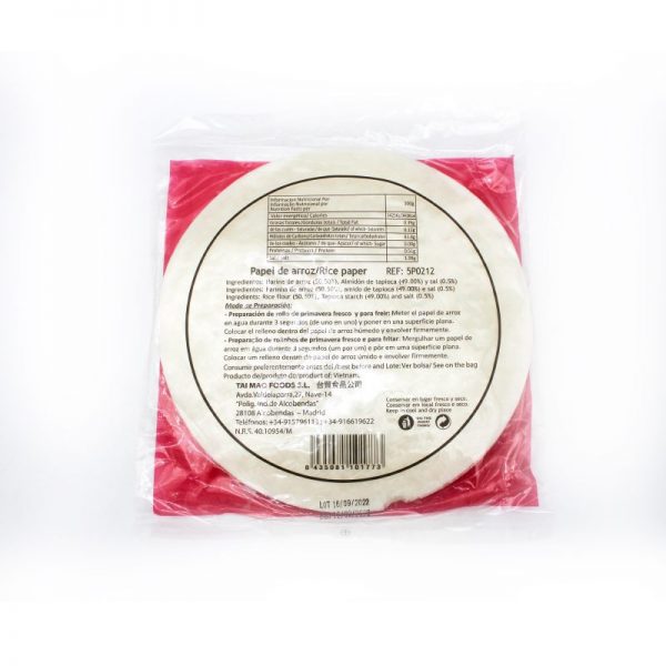 Papel de Arroz. 22 cm 2