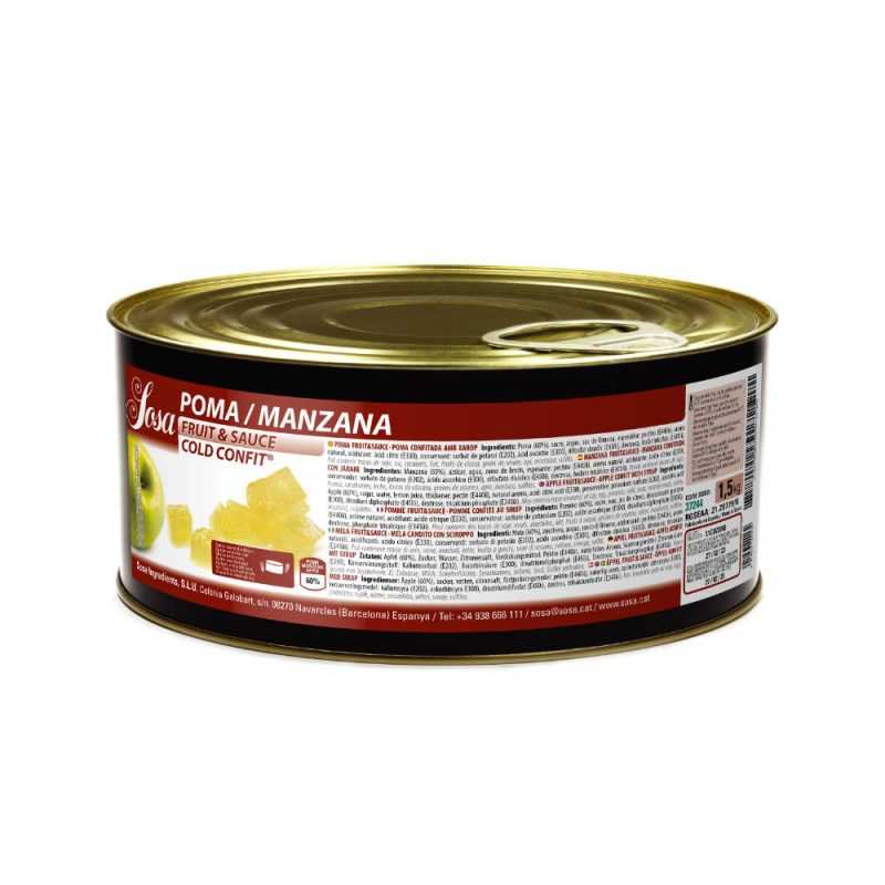 Fruit&Sauce Manzana A Dados 1,5 Kg