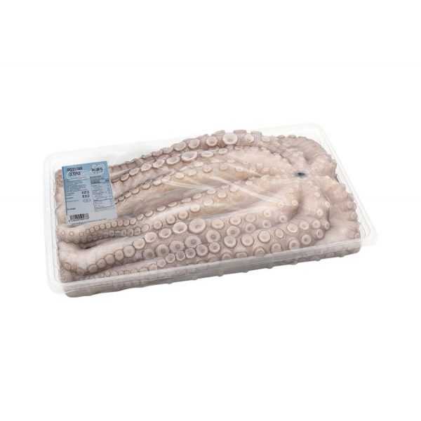 Pulpo Crudo en bandeja